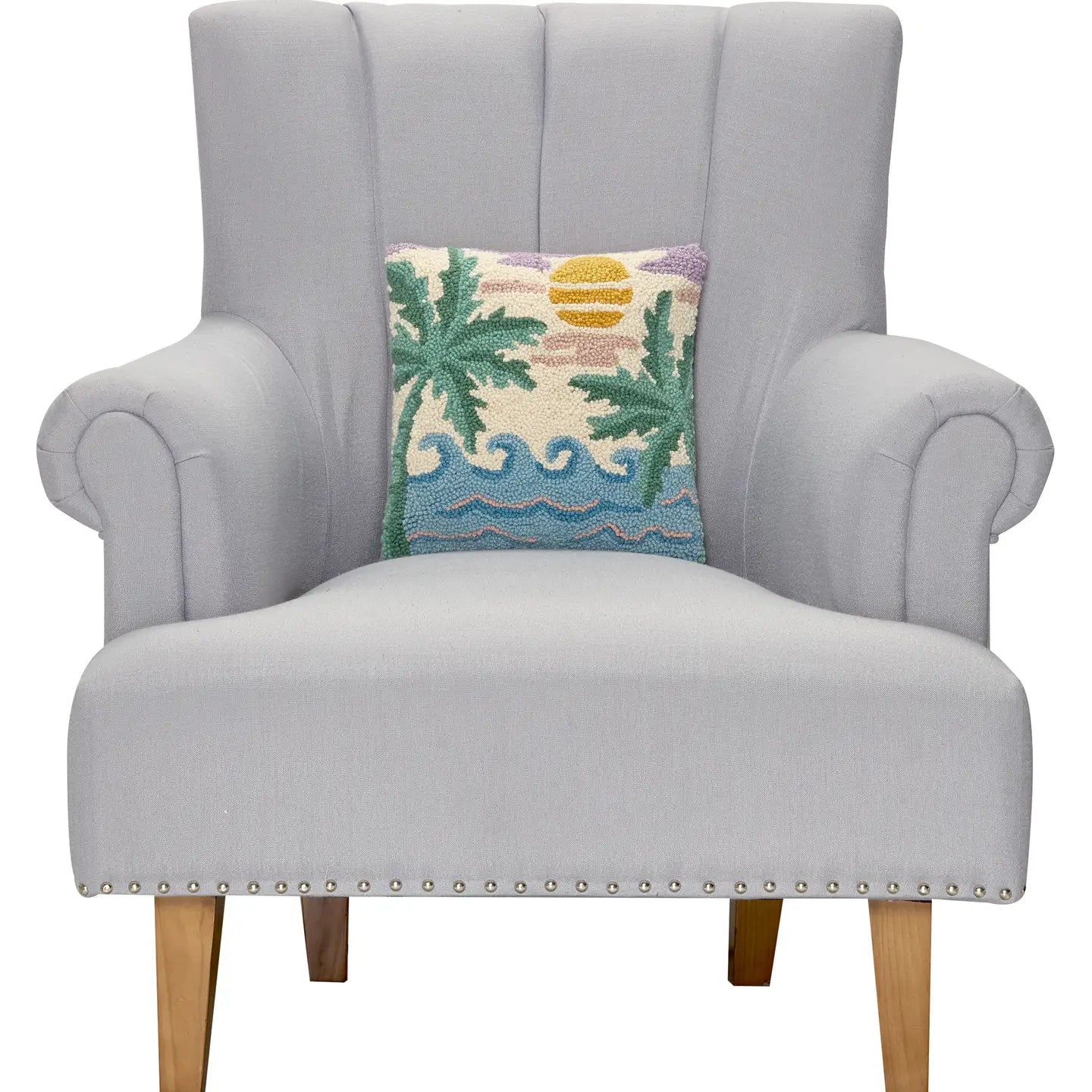 Peking Handicraft - Retro Coastal Scene Hook Pillow