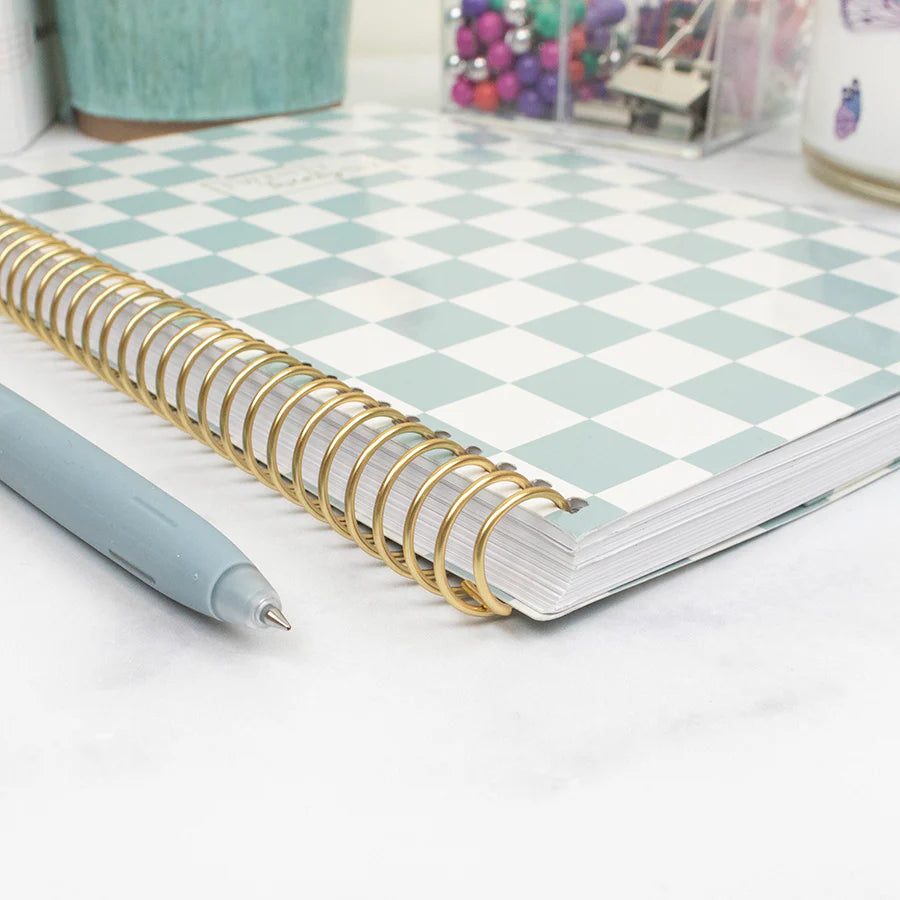 Bloom - 2026 Soft Cover Planner, 5.5" x 8.25", Checkered
