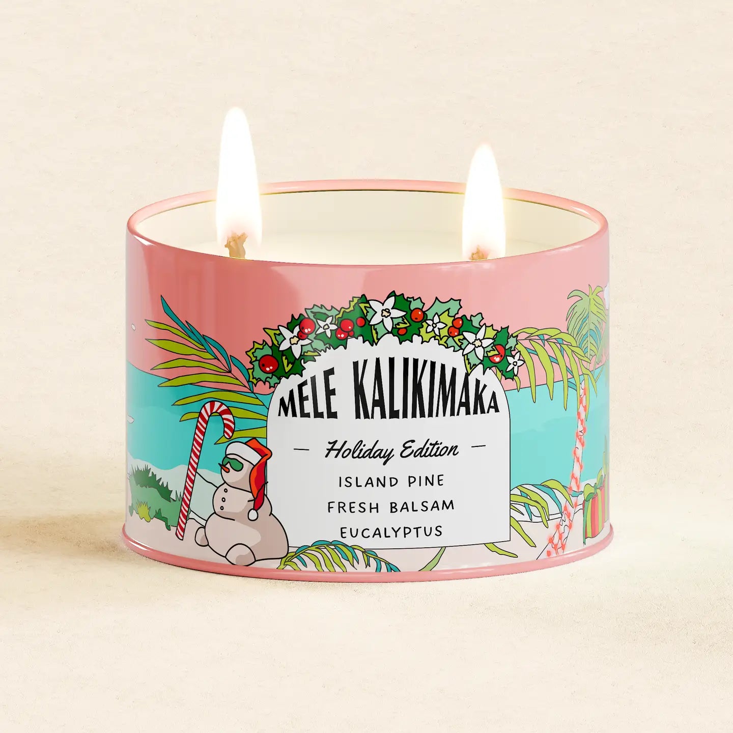 Postcards - Holiday Candle - Mele Kalikimaka