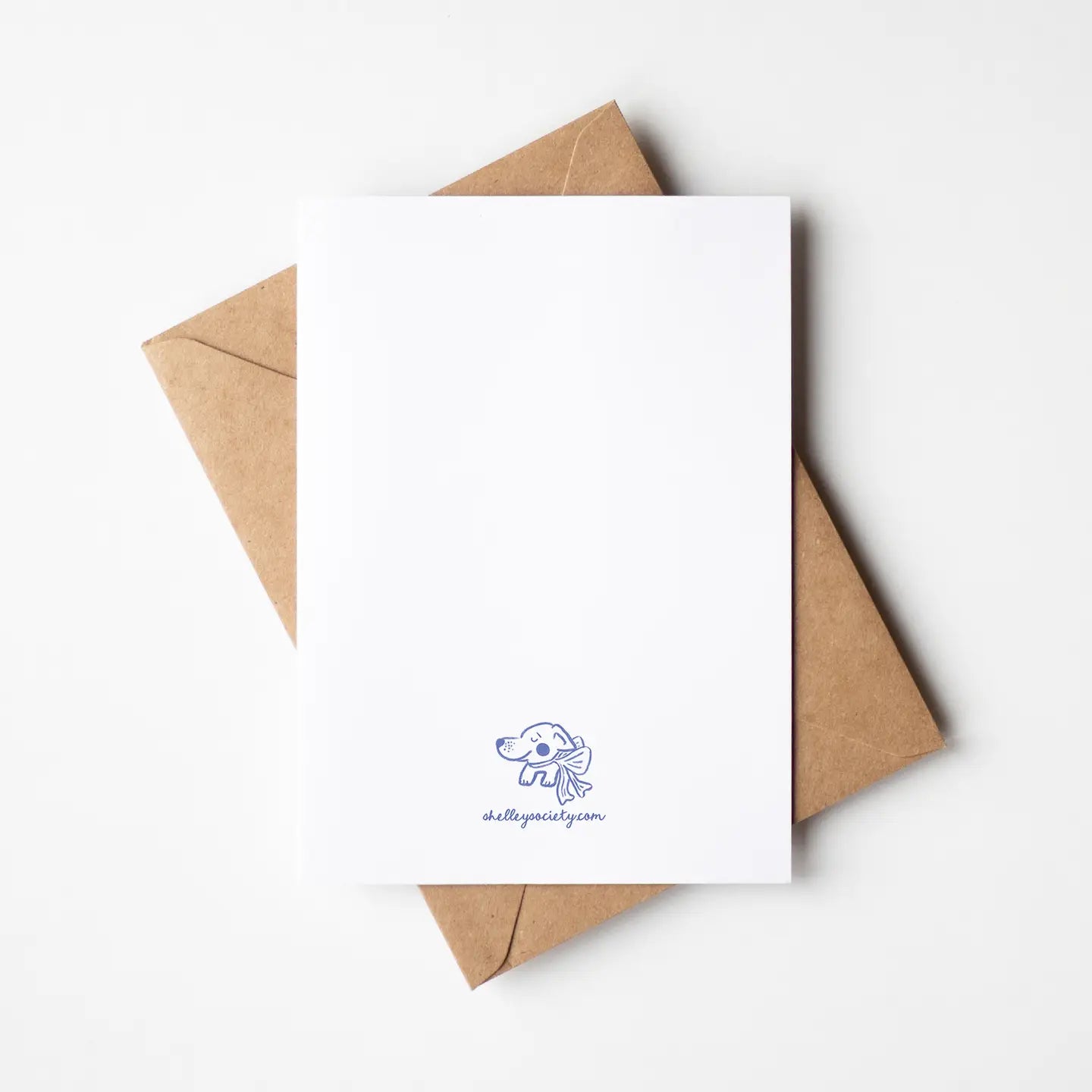 The Shelley Society - Seashell Square Colorful Beach Coastal Greeting Card