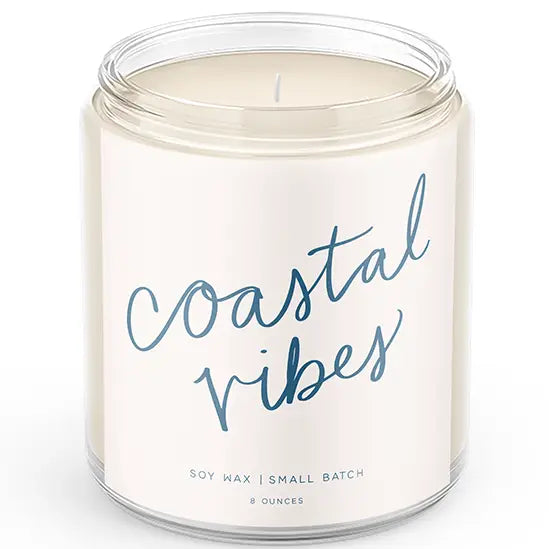 Poured Goods - Coastal Vibes Candle | Floral + Amber