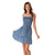 Lotus & Luna - Twilight Tribal Stripe Daiquiri Dress with Adjustable Straps