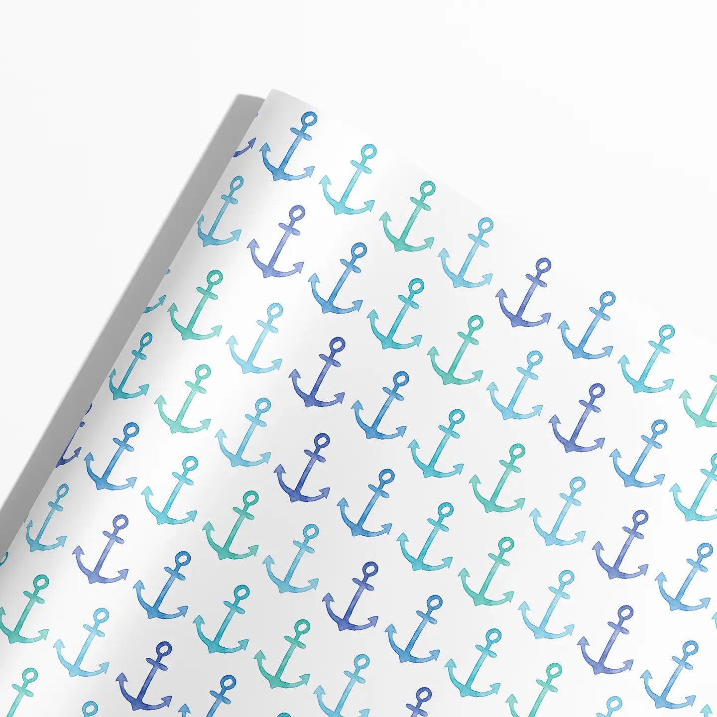 Gert & Co - Blue Anchors Gift Wrap