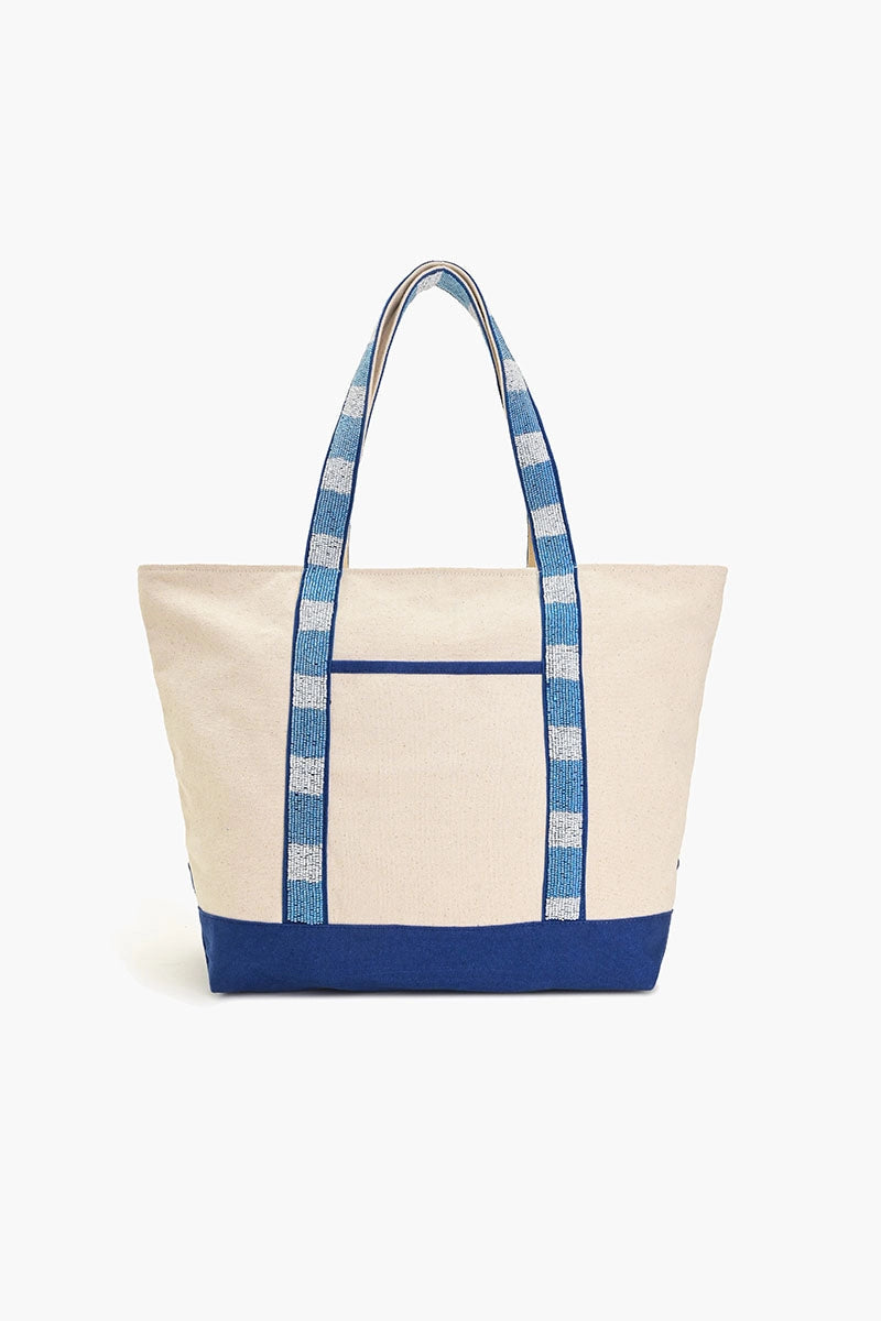 America & Beyond - Coastal Claw Beaded Boat Bag