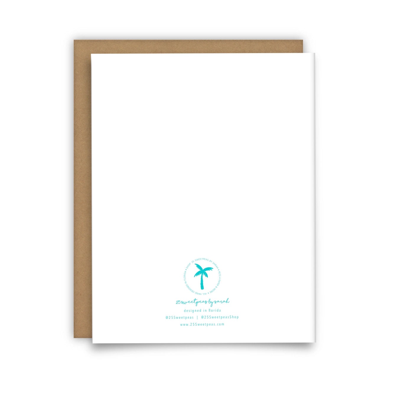 25 Sweetpeas - Swell Surfboard Christmas Card Set - Box Set of 6