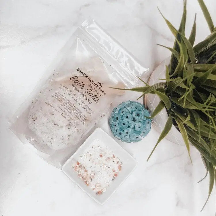 Beach House Teas - Beach Getaway Tea-Infused Bath Salts - 11 oz Pouch