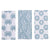 RockFlowerPaper - Blue Waves Cotton Kitchen Towels (Set of 3) (Add-On)