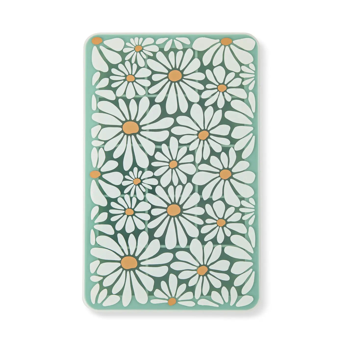 2pk Printed Lid/Cube Ice Tray - Daisy