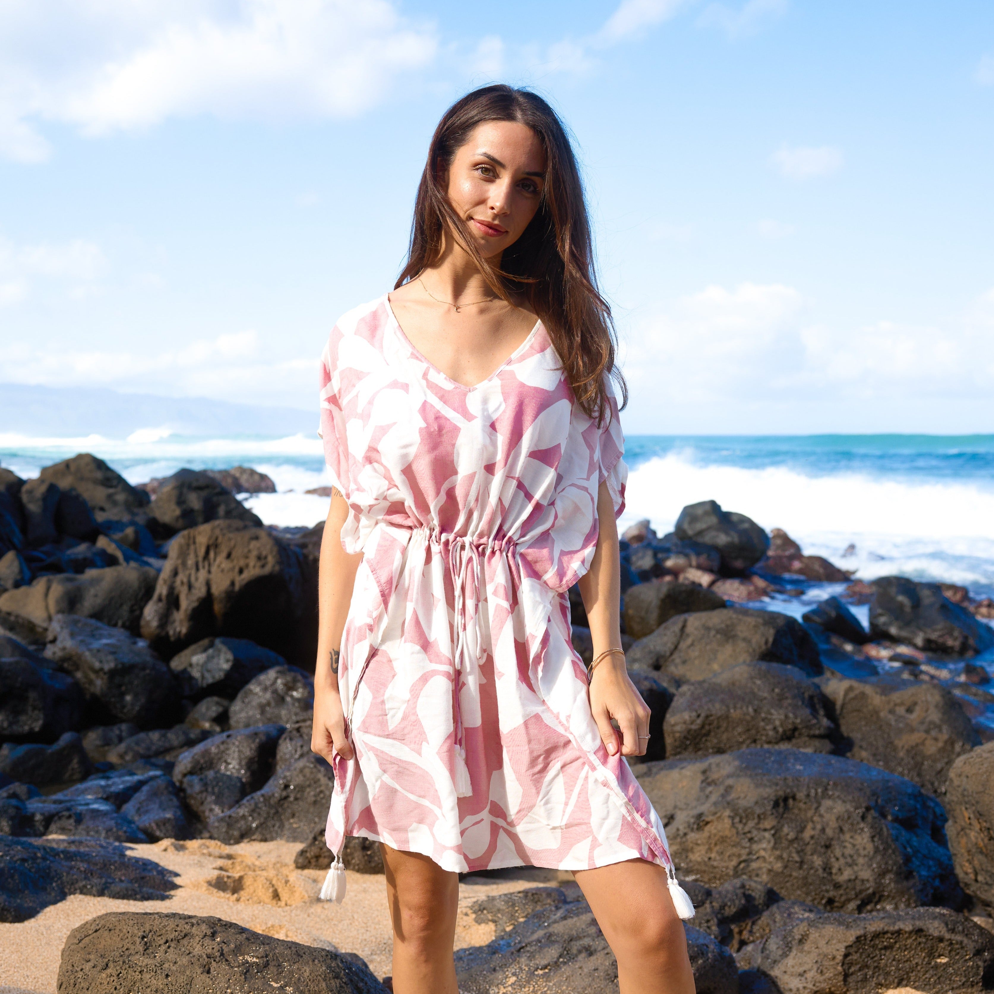 Poolside Paradiso - The Islander Coverup Dress (R)