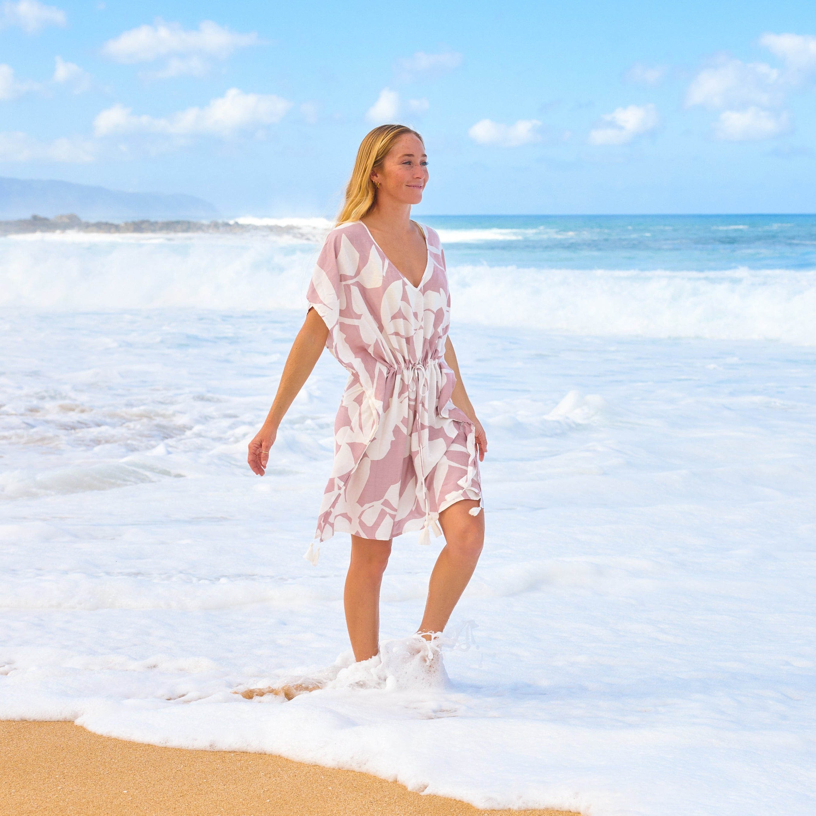 Poolside Paradiso - The Islander Coverup Dress (R)
