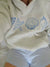 Ocean Seashell Embroidery Hoodie - Grey