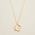 Designature New York -18K Gold Dipped Ocean Themed Pendant Pearl Beach Necklace