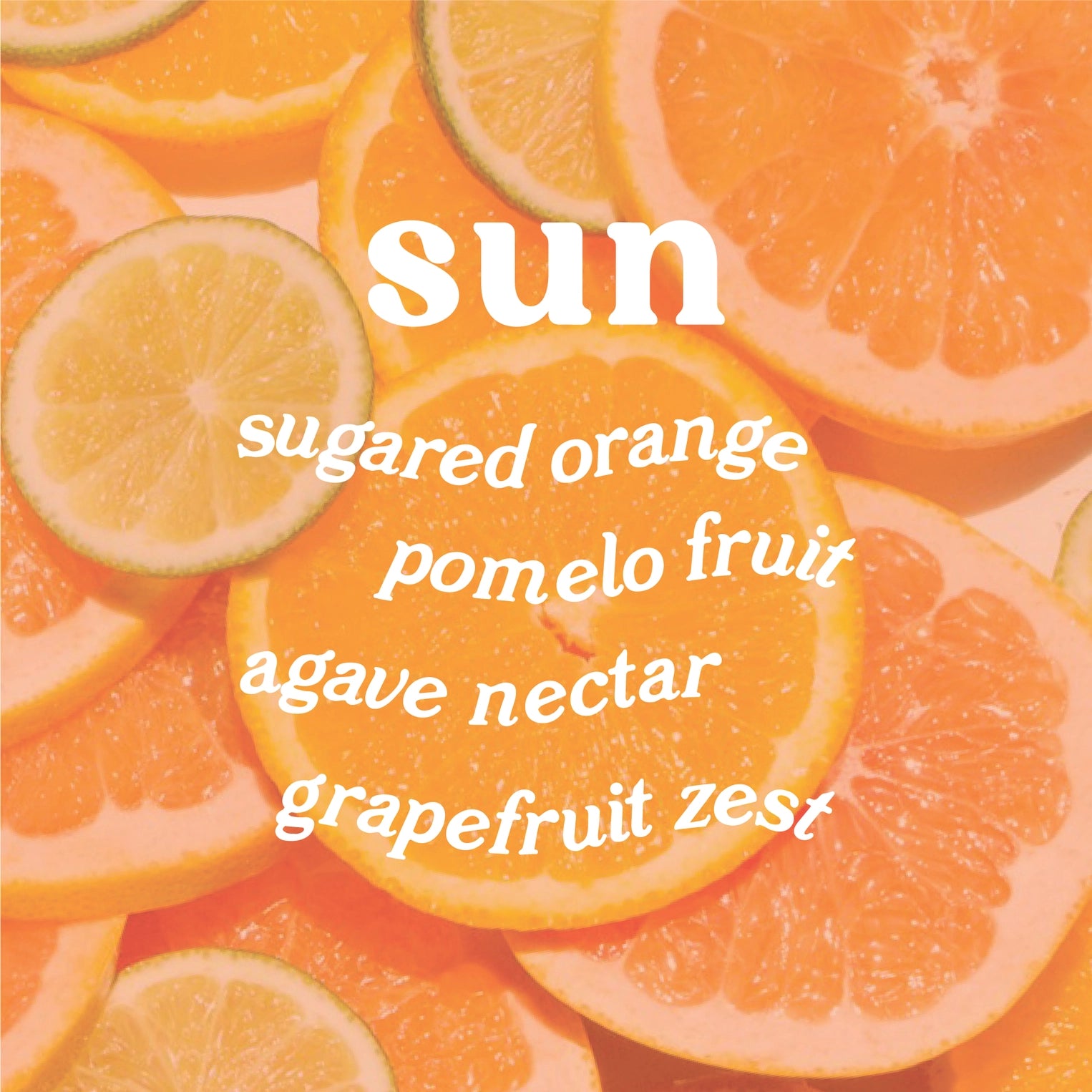 GP Candle Co. - Sun 9 oz. Hue Candle (Sparkling Citrus)