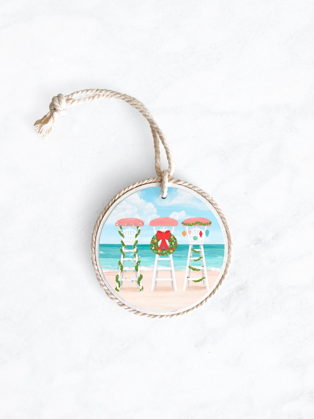 25 Sweetpeas - Deck the Chairs Christmas Ornament