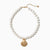 Frasier Sterling - Gold Shell Pendant Necklace