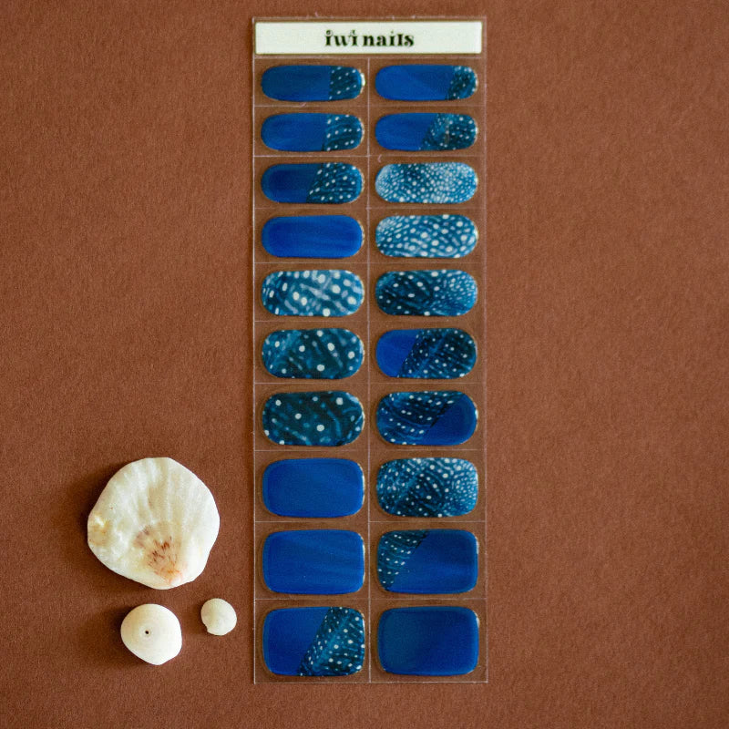 Iwi Nails - Lipo Collection: Lelewaʻa (Whale Shark)