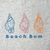 Beachly - Beach Bum Tee - Oatmeal (Add-On)