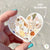 25 Sweetpeas - Seashell Lover Heart Sitcker
