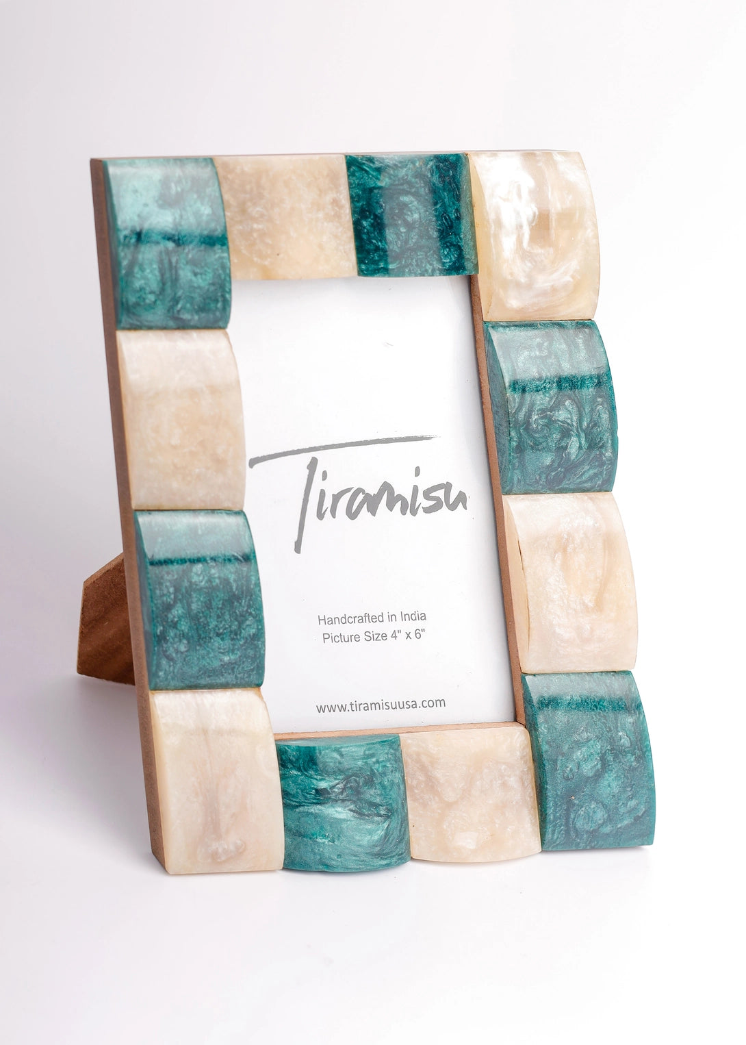 Ocean Pearl Resin Mosaic Photo Frame