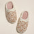 Flower Color Block Home Slippers
