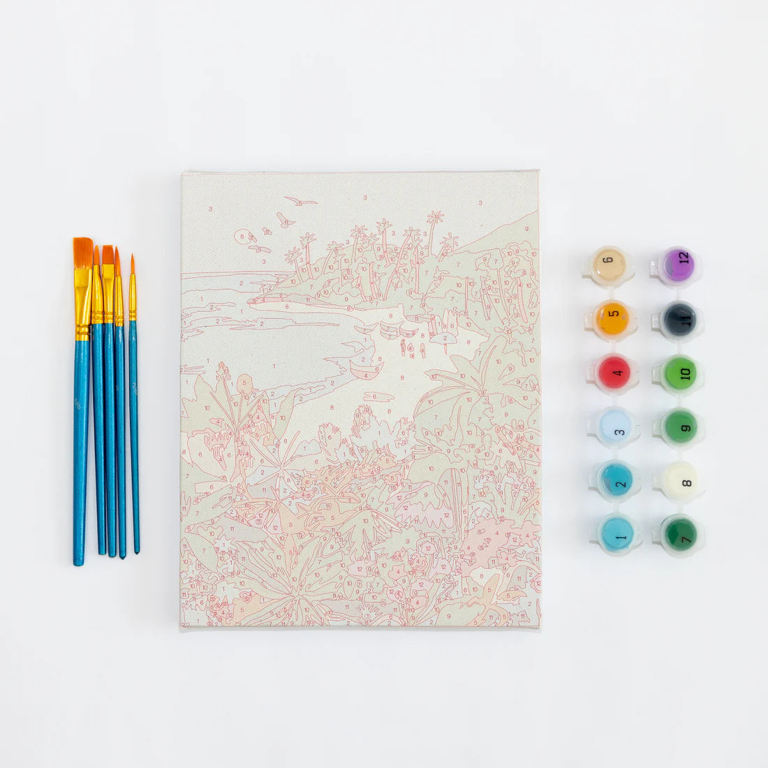 Paint Anywhere - Beach Butterfly by Hebe Studio Paint by Numbers Framed Mini (Add-On)