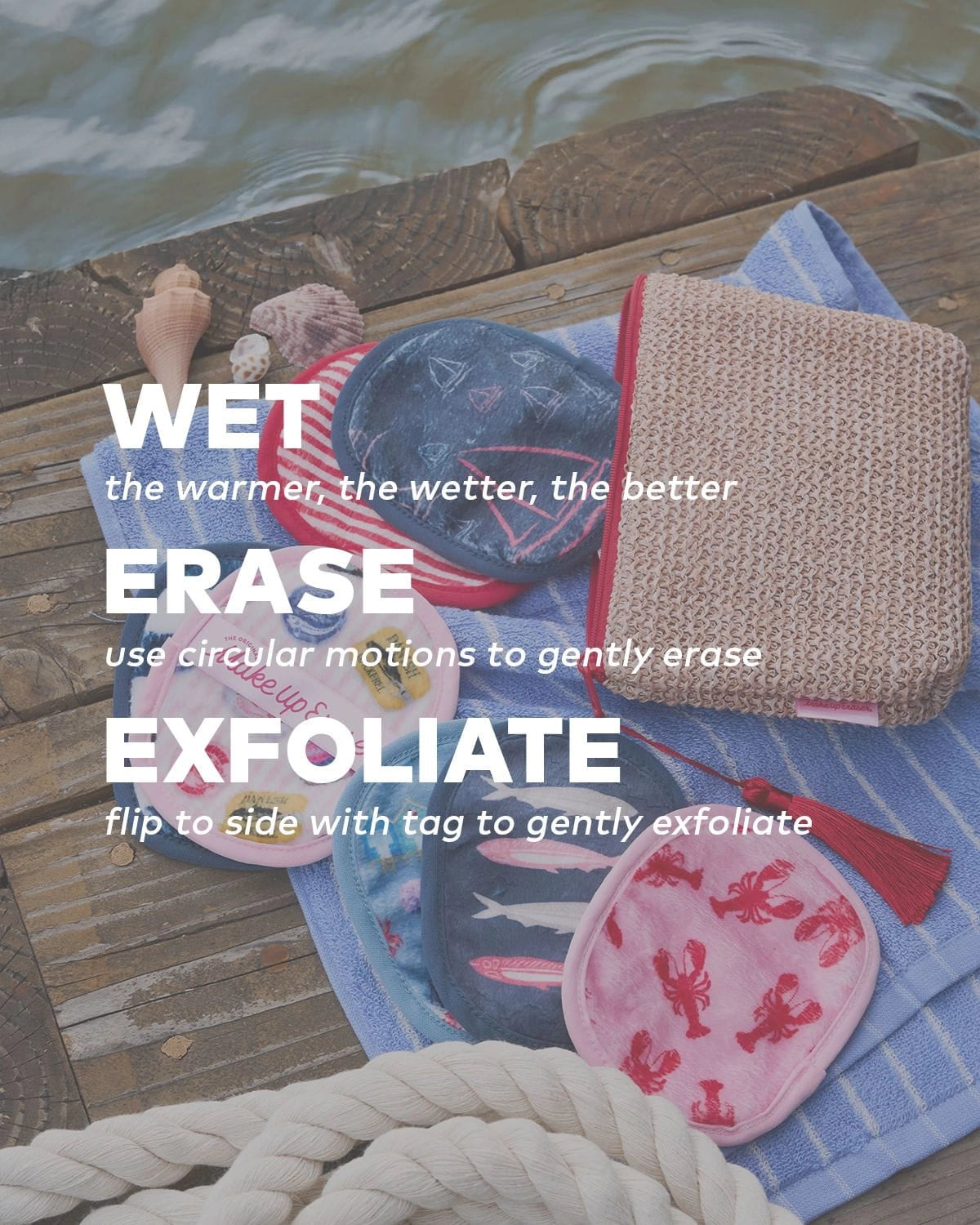 The Original MakeUp Eraser - Dockside Days 7-Day Set