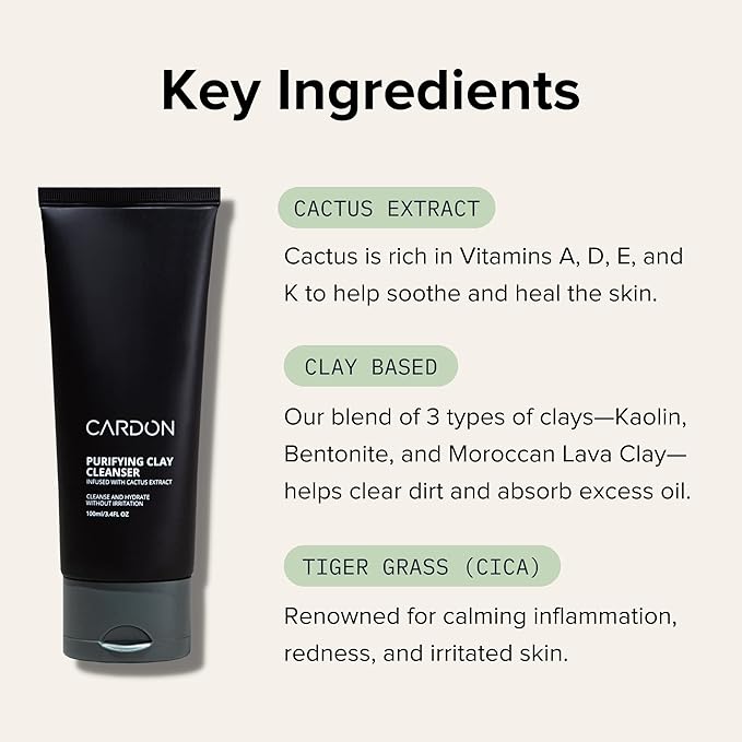 Cardon Purifying Clay Cleanser 3.4 fl oz