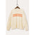 Sunkissed Summer Graphic Sweatshirt - Washed Cream