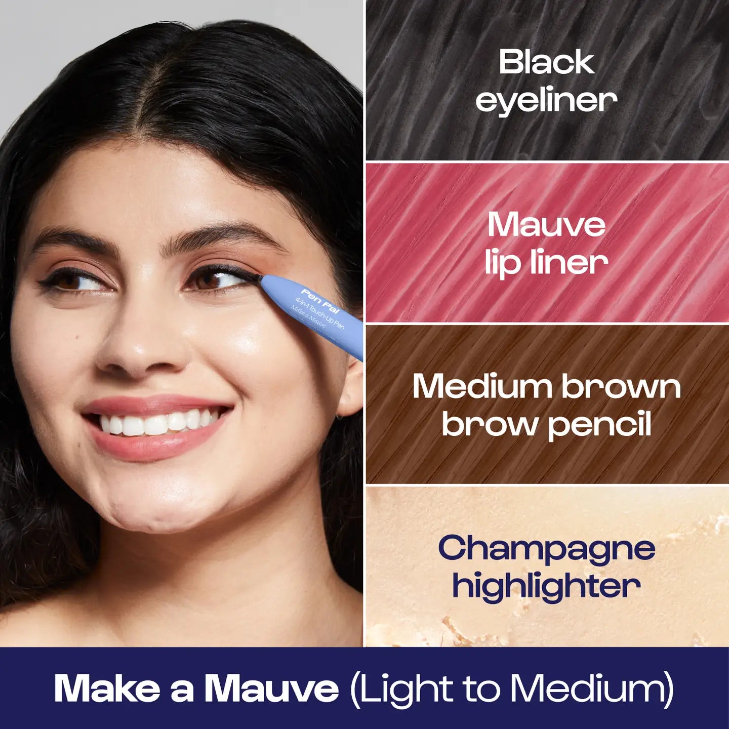 Alleyoop - Make A Mauve Pen Pal 4-in-1 Makeup Touch Up Pen