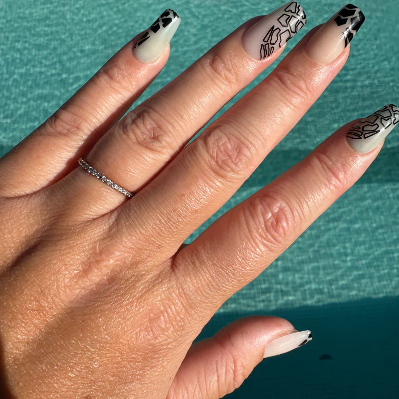 Iwi Nails - Press On Nails - Pupu Poniuniu (Hebrew Cone)