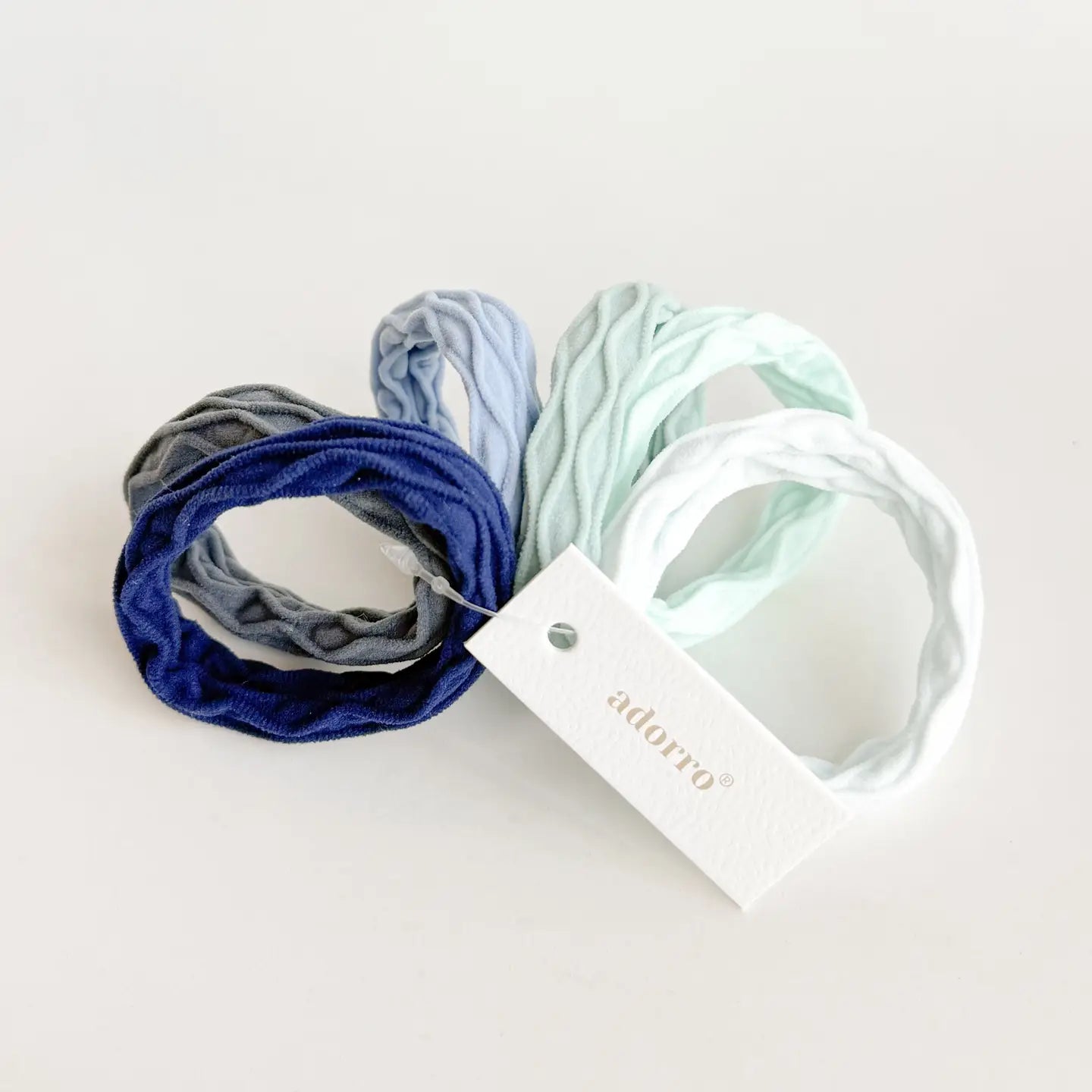 Coastal Wavy Seamless Hair Ties (Set of 6)