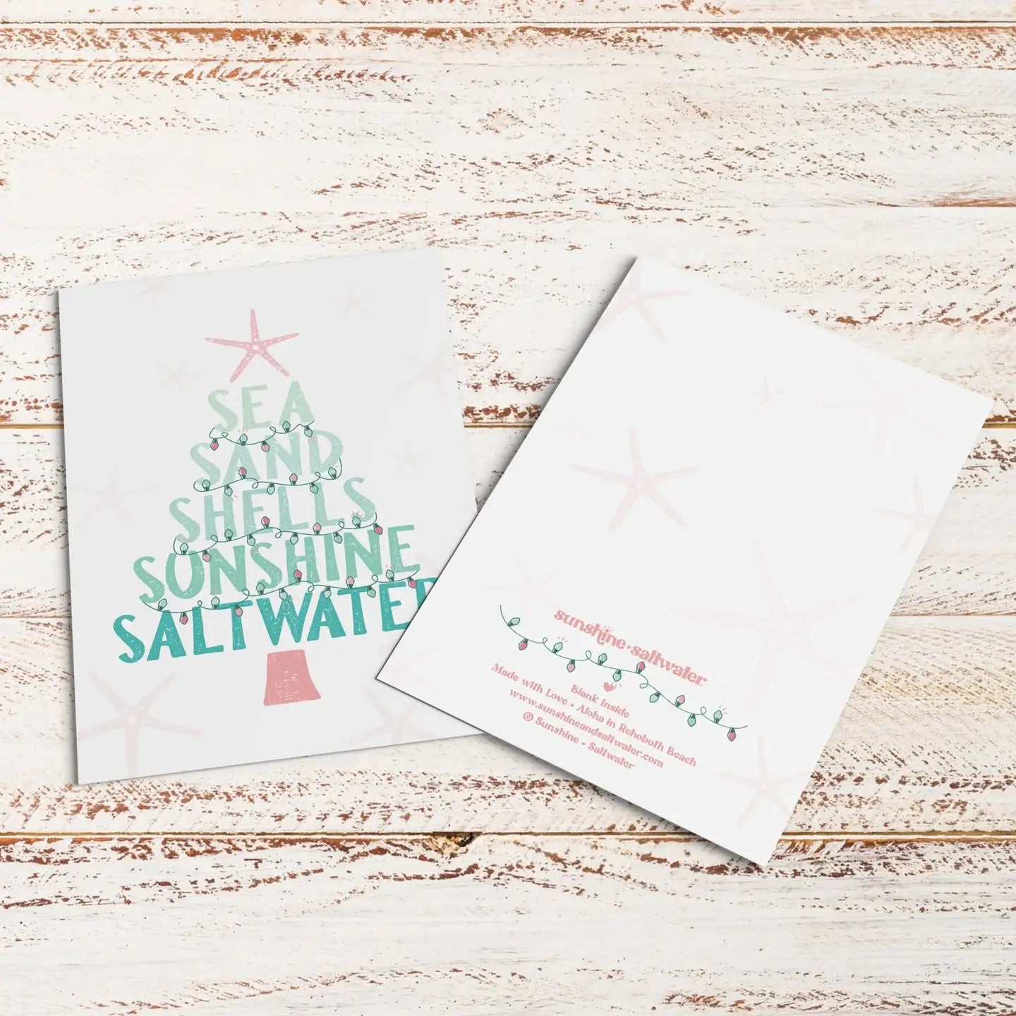 Sunshine + Saltwater -Beachy Christmas | Greeting Card