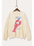 Vintage Sweatshirt Lobster Cocktail Coastal Graphic - Washed Cream