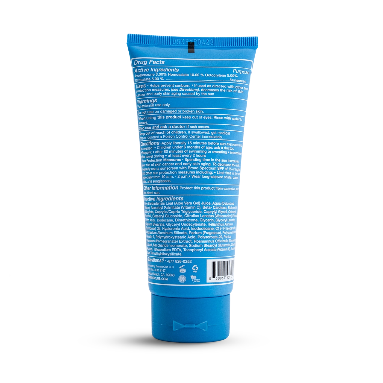 Tanning Club - Everyday Sunscreen 100ml