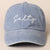 Salty Embroidered Baseball Cap - Denim Blue