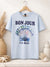 Bonjour La Mer Coastal Tee - Light Blue