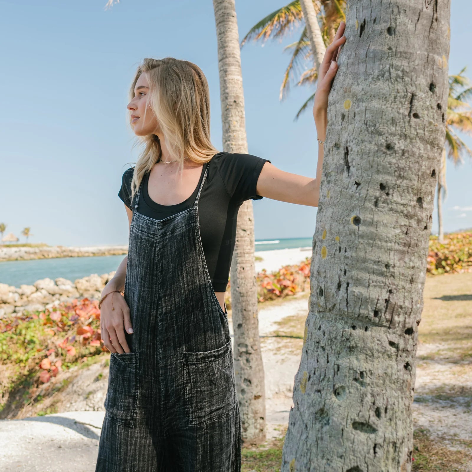 Lotus & Luna - Vintage Black Nomad Jumpsuit