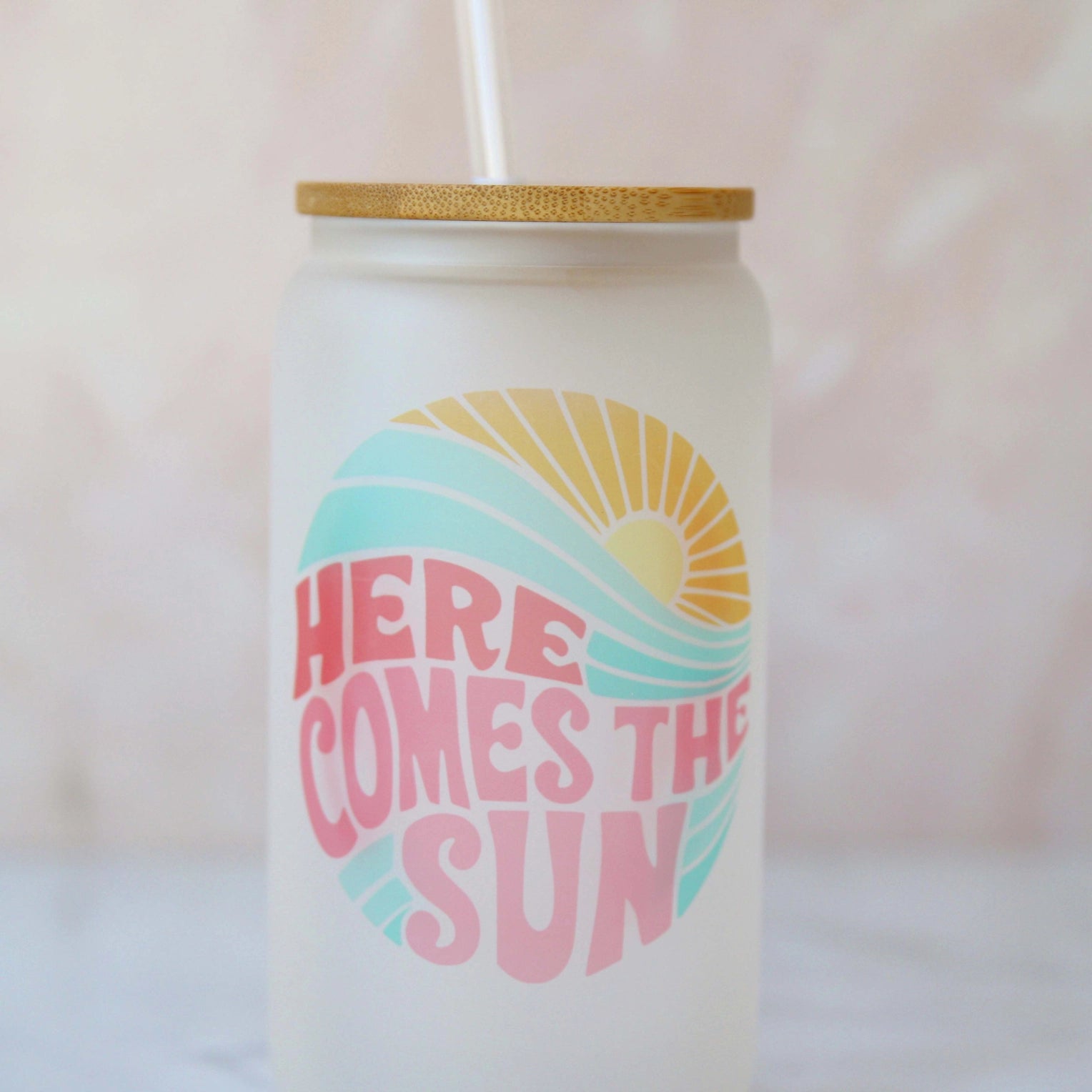 Forest Cove Home - Here Comes the Sun Can Glass (Add-On)