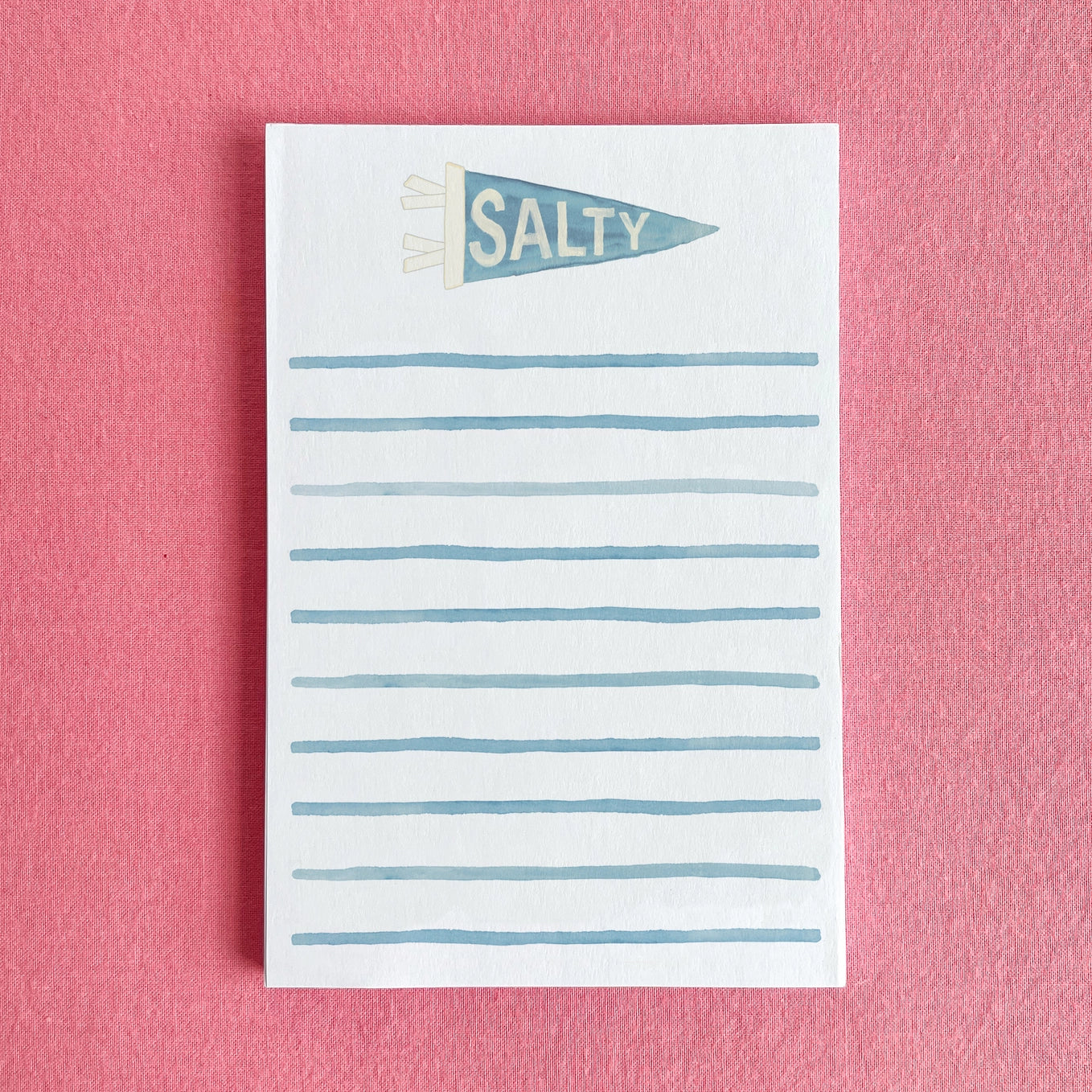 Gert & Co - Salty Pennant 4x6" Coastal Notepad