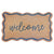 IH Casa Decor - Scallop Shape Coir Door Mat Welcome
