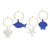 Slant Collections - Glass Wine Charms - Coastal