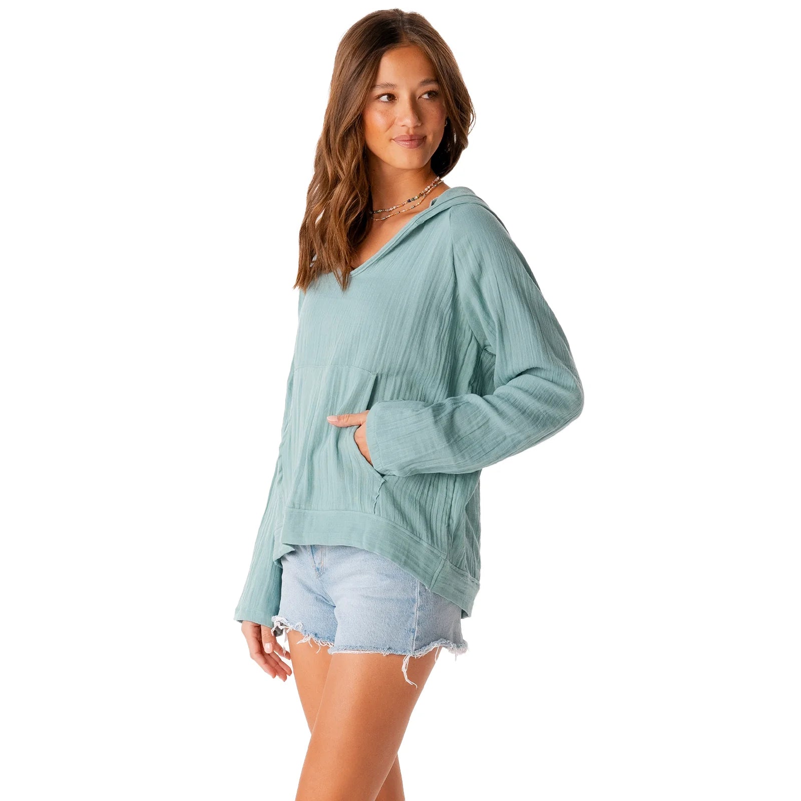 Lotus & Luna - Aqua Baja Pullover (Add-On)