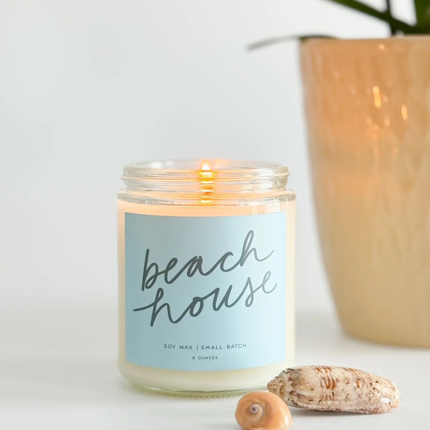 Poured Goods - Beach House Candle | Coconut + Vanilla