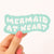 Daydream Prints - Mermaid At Heart Sticker | Coastal Beach Vinyl Sticker