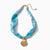 Frasier Sterling - Scarf Pendant Necklace - Blue