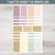 Bloom - Planner Sticker Value Pack, Monthly Celebrations, Cool Tones