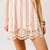 Sunshine Tienda - Cherry Pinstripe w/ Embroidery Shoreline Dress