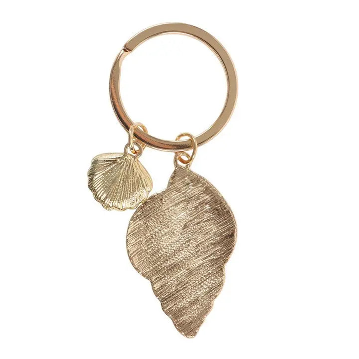 Something Different - High Tide Beachy Coastal Shell Keyring