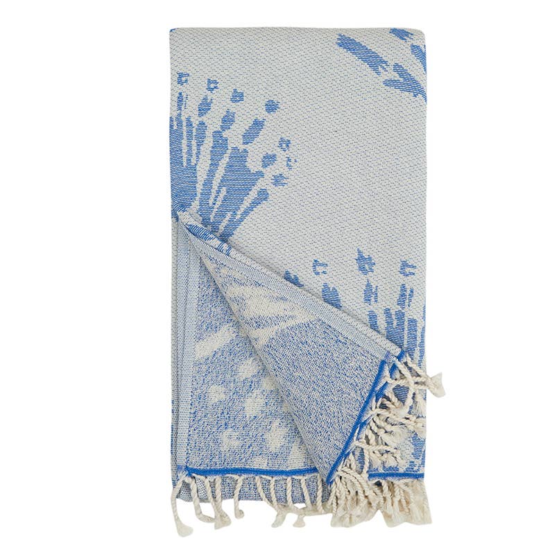 Kikoya - Pearls Turkish Bath Towels 35x70 Beach Terry Pool Spa Sauna - Pearl Blue (Add-On)