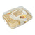 5 Section Rectangle Wood Charcuterie Storage - Ivory